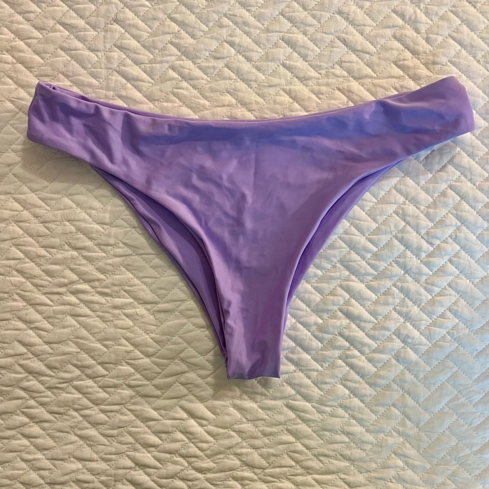 Purple bikini bottoms